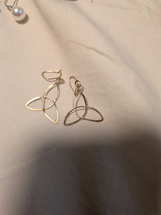 Jewelry - Gold-Tone Trinity Knot Drop Earrings - Women Jewelry